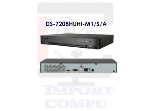 DVR DIGITAL 8CH TURBO 3K-5MP AUDIO Y ALARMA