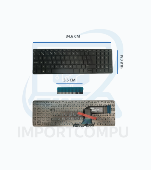 TECLADO HP ENVY 15 k050 SIN FRAME SP NUMÉRICO