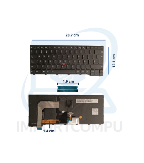 TECLADO LENOVO THINKPAD T460S  With pointstick & backligh