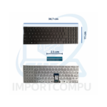 TECLADO ASUS Q552 Q524 UX560UQ  N592 Q504 Q502 N543U Q551 SIN FRAME NUMERICO US