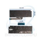 TECLADO DELL 15 7590 7591 7790 15-7591 5505 5584 5590 5591 5593 5594 5598 BLACK SP