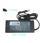 CARGADOR DELL 19.5V / 6.7A / 130W conector 7.4 X 5.0mm PING AGUJA