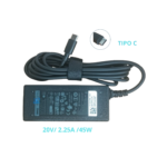 CARGADOR DELL 20V / 2.25A /45W conector TIPO C