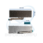 TECLADO DELL INSPIRON 3580 3581 3583 3584 3585 3590 3593 SP