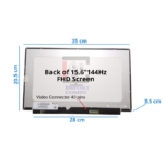 PANTALLA ULTRA SLIM 15.6" FHD 40 PINES  144HZ GAMER - Imagen 2