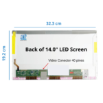 PANTALLA 14.0 LED 40 PINES REGULAR 1366x768