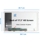 PANTALLA 17.3 LED 40 PINES REGULAR (1366 x 768)