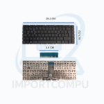 TECLADO HP 14-AB155lA 14-B SIN FRAME SP