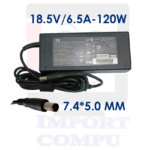 CARGADOR HP 18.5V 6.5A 120W con conector redondo 7.4mm*5.0mm (con pin central)