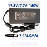 CARGADOR HP 19.5V 7.7A 150W con conector redondo 7.4mm*5.0mm (con pin central)