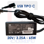 CARGADOR HP DE 65W con conector USB Tipo C