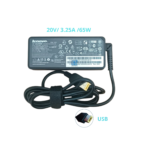 CARGADOR LENOVO 20V / 3.25A / 65W conector PLUG RECTANGULAR