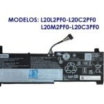 BATERIA LENOVO IDEAPAD 3-14ALC6 Gen 6 V14 V15 V17 G2 ITL L20L2PF0 L20C2PF0 L20M2PF0 L20C3PF0 L20L3PF0 TIPO A 7.68V 38WH 2 CELDAS INTERNA