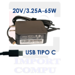CARGADOR LENOVO DE 65W con conector USB Tipo C ORG