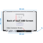 PANTALLA SLIM 14" FHD 30 PINES CON BRACKETS