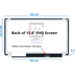 PANTALLA SLIM 15.6" FHD 30 PINES CON BRACKETS