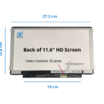PANTALLA 11.6 LED SLIM 30 PINES DPS IZQ DER HD(1366X768)