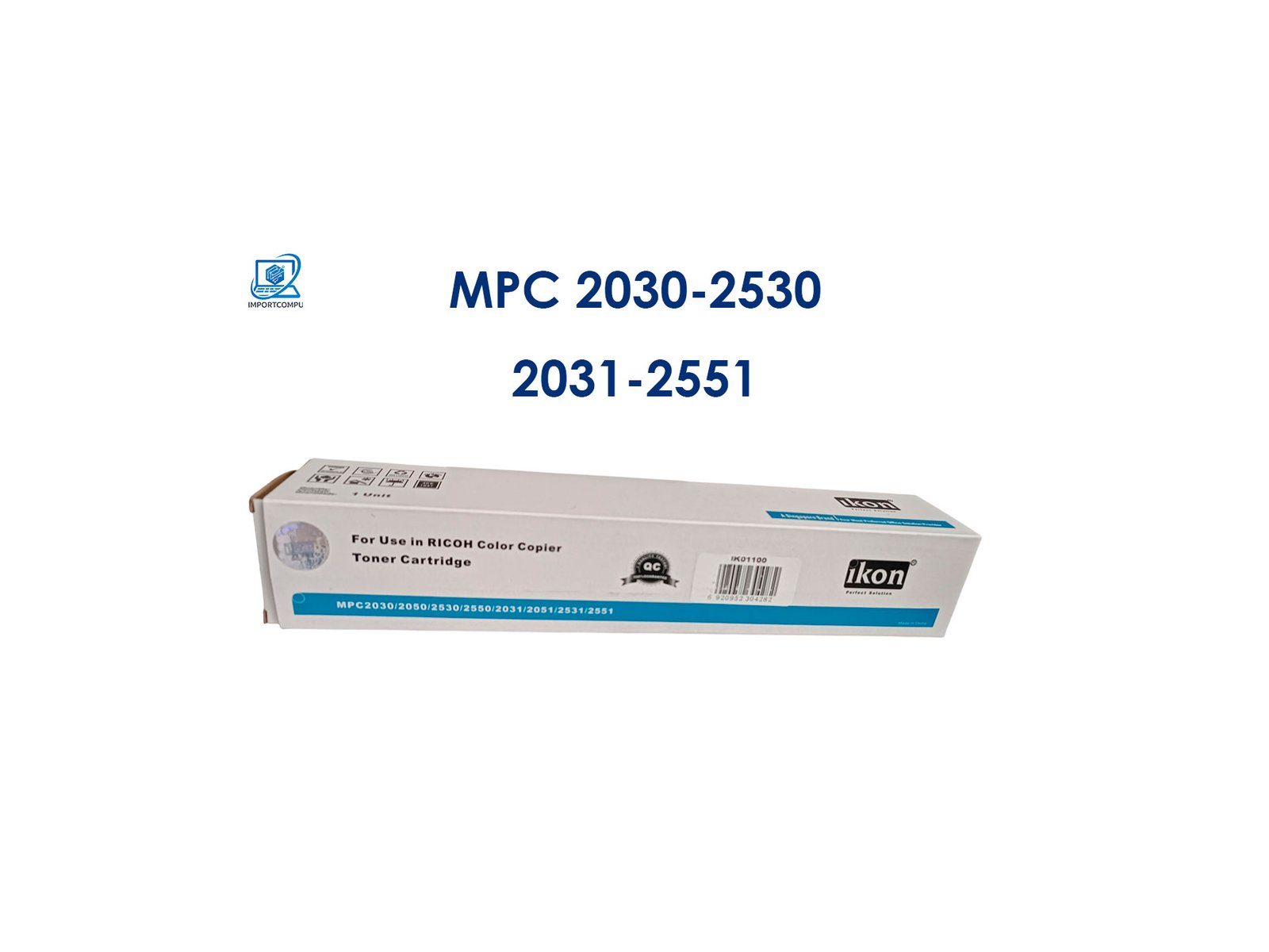 TONER-IKON-MPC-2551-CYAN TONER IKON CYAN MP C2030-C2050-C2530- C2550-C2031-C2051-C2531-C2551 - Imagen 1