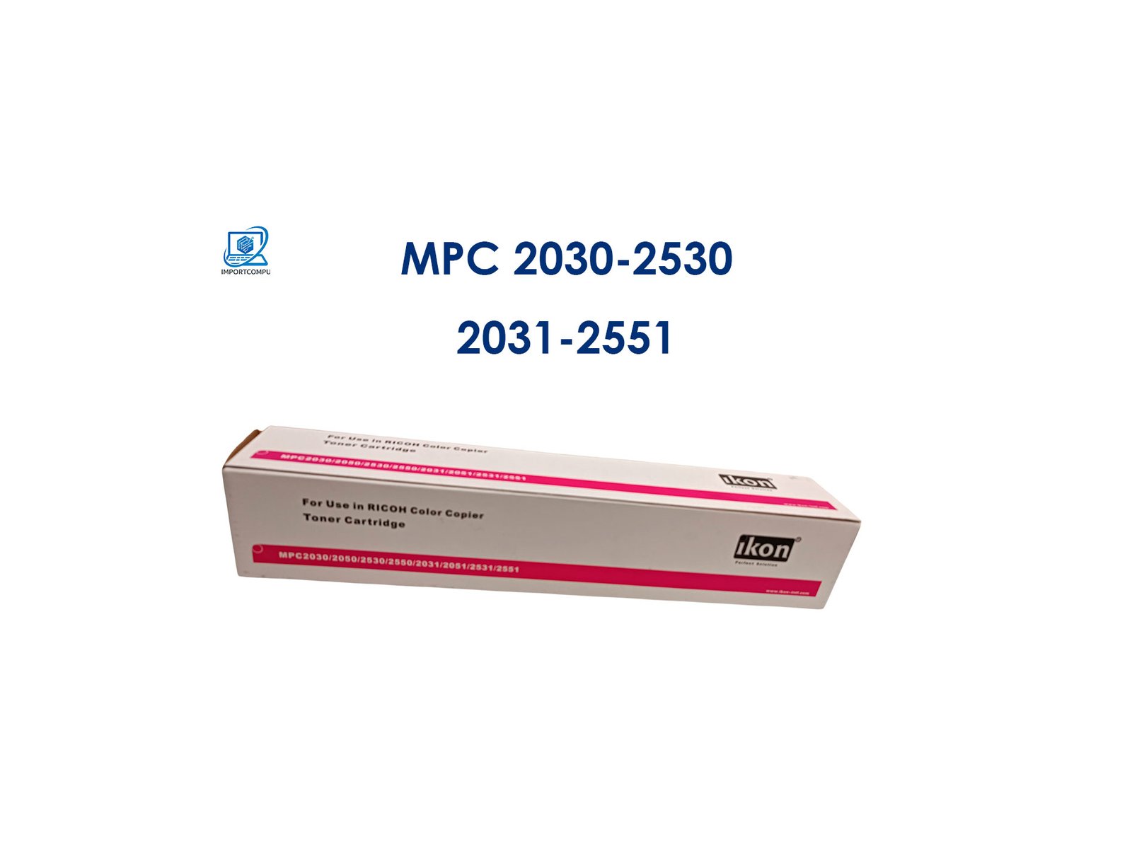 TONER-IKON-MPC-2551-MAGENTA TONER IKON MAGENTA MP C2030-C2050-C2530- C2550-C2031-C2051-C2531-C2551 - Imagen 1