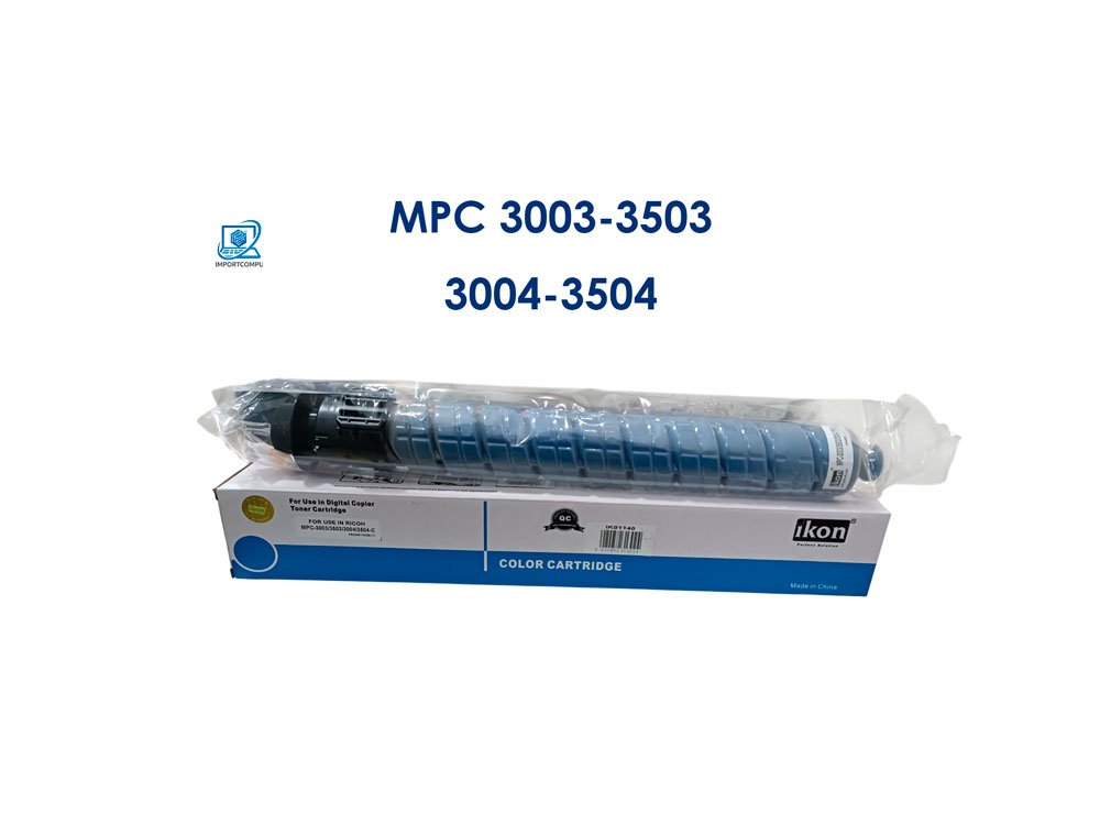 TONER-IKON-MPC-3503-3504-CYAN TONER IKON CYAN MP C3003- C3503- C3004-C3504 - Imagen 1