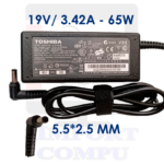 CARGADOR TOSHIBA 65W DE 19V 3.42A con conector 5.5mm*2.5mm