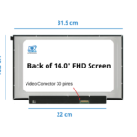 PANTALLA 14.0 LED ULTRA SLIM 30 PINES FULL HD (1920x1080)