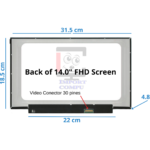 PANTALLA ULTRA SLIM 14" FHD 30 PINES SIN BRACKETS