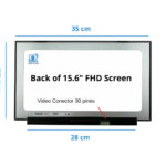 PANTALLA 15.6 LED ULTRA SLIM 30 PINES FULL HD (1920x1080)
