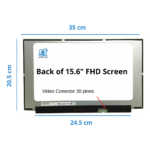 PANTALLA 15.6 LED ULTRA SLIM 30 PINES FULL HD (1920x1080)  PANEL CORTO
