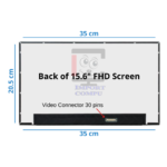 PANTALLA ULTRA SLIM 15.6" FHD 30 PINES PANEL RECTO