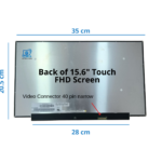 PANTALLA 15.6 LED ULTRA SLIM 40 PINES NARROW  TOUCH FULL HD (1920x1080)
