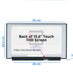 PANTALLA ULTRA SLIM TOUCH 15.6" FHD 40 PINES NARROW