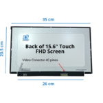 PANTALLA 15.6 LED ULTRA SLIM 40 PINES TOUCH FULL HD (1920x1080)