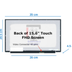 PANTALLA ULTRA SLIM TOUCH 15.6" FHD 40 PINES SIN BRAKETS