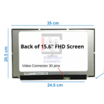 PANTALLA ULTRA SLIM 15.6" FHD 30 PINES PANEL CORTO SIN BRACKETS