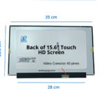 PANTALLA 15.6 LED ULTRA SLIM 40 PINES TOUCH HD (1366x768)