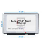 PANTALLA ULTRA SLIM TOUCH 15.6" HD 40 PINES SIN BRACKETS