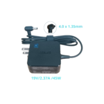 CARGADOR ASUS 19V / 2.37A / 45W con conector 4.0 X 1.35mm PLUG DELGADO CUADRADO *ORIGINAL*
