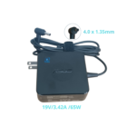 CARGADOR ASUS 19V / 3.42A / 65W con conector 4.0 X 1.35mm PLUG DELGADO CUADRADO *ORIGINAL*