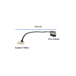 Pin de Carga DC Jack para Laptop HP 15-AC, 15-AF, 15-AF159NR, 15-AF171NR, M6-N, 11-D, 11 G3 Conector Azul 4.5x3.0mm (7 Hilos)