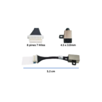 Pin de Carga DC Jack para Laptop Dell Latitude 3410, 3510 (Part Number 07DM5H) Conector 4.5x3.0mm (Cable Largo 5.2cm)