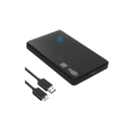 Case Enclosure Plástico para Disco Duro y SSD 2.5" SATA USB 3.0