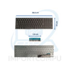 Teclado para Laptop Gateway GWTN 156-1, GWTN 156-4, GWTN 156-5 sin Frame con Botón Power (Inglés US Numérico)