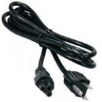 Cable de Poder Tipo Trébol Económico para Cargador de Laptop
