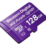 Micro SD Wester Digital 128GB PURPLE Alta Durabilidad